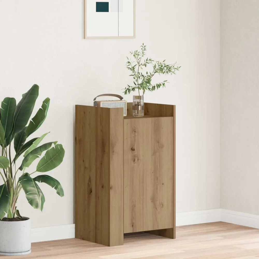 Armoires & Meubles De Rangement-vidaXL Buffet Chêne artisanal 45 x 35 x 75 cm chêne artisanal