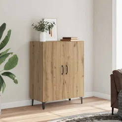 vidaXL Buffet chêne artisanal 70x34x90 cm bois d'ingénierie