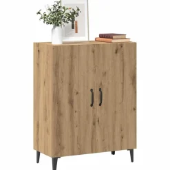 vidaXL Buffet chêne artisanal 70x34x90 cm bois d'ingénierie
