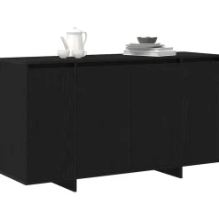 vidaXL Buffet Chêne noir 135 x 41 x 75 cm Bois d'ingénierie
