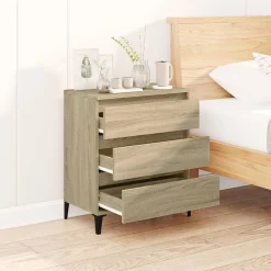 vidaXL Buffet Chêne sonoma 60x35x70 cm Bois d'ingénierie