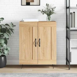 vidaXL Buffet chêne sonoma 69,5x34x90 cm bois d'ingénierie