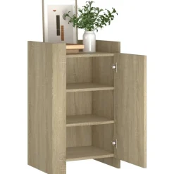 vidaXL Buffet chêne sonoma 45x35x75 cm bois d'ingénierie