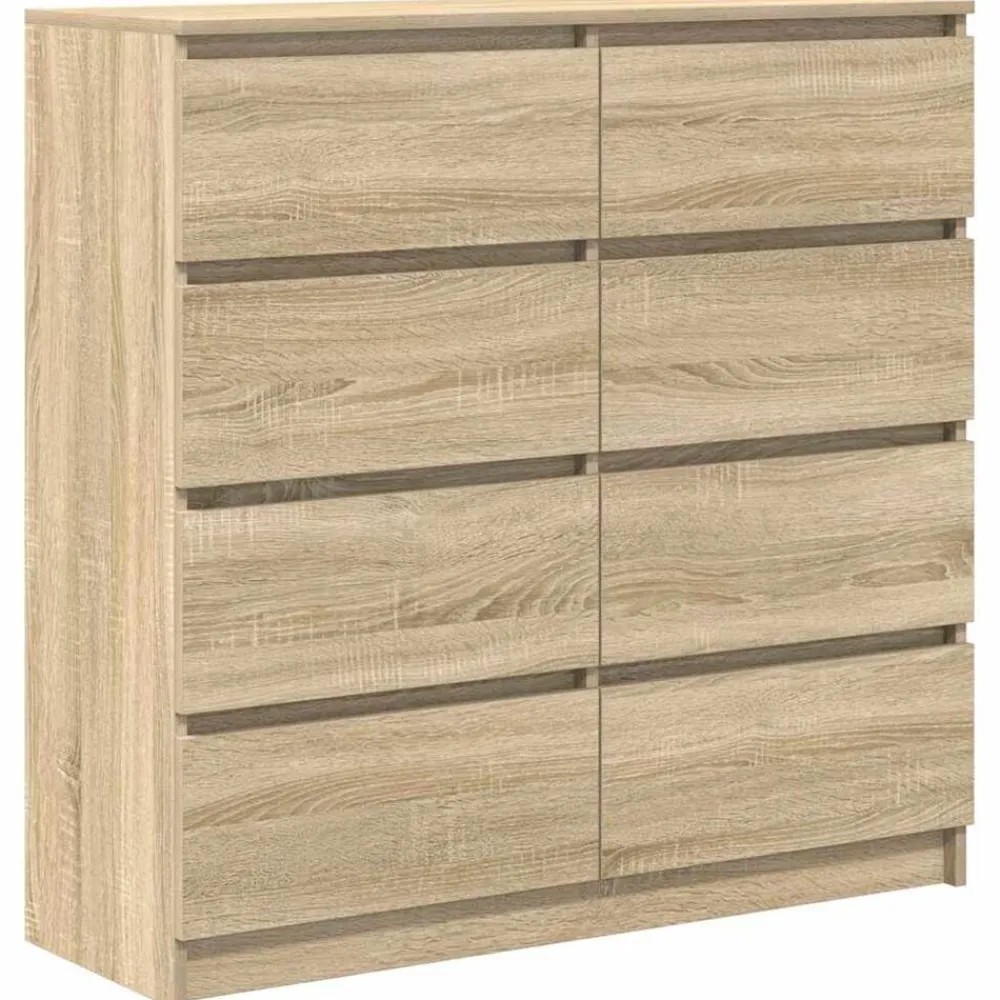 vidaXL Buffet chêne sonoma 100x35x99 cm bois d'ingénierie