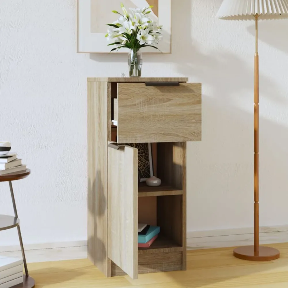 vidaXL Buffet Chêne sonoma 30x30x70 cm Bois d'ingénierie