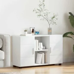 Ensembles De Meubles-vidaXL Buffet FLORIN 88,5 x 30,5 x 55,5 cm Bois d'ingénierie Blanc