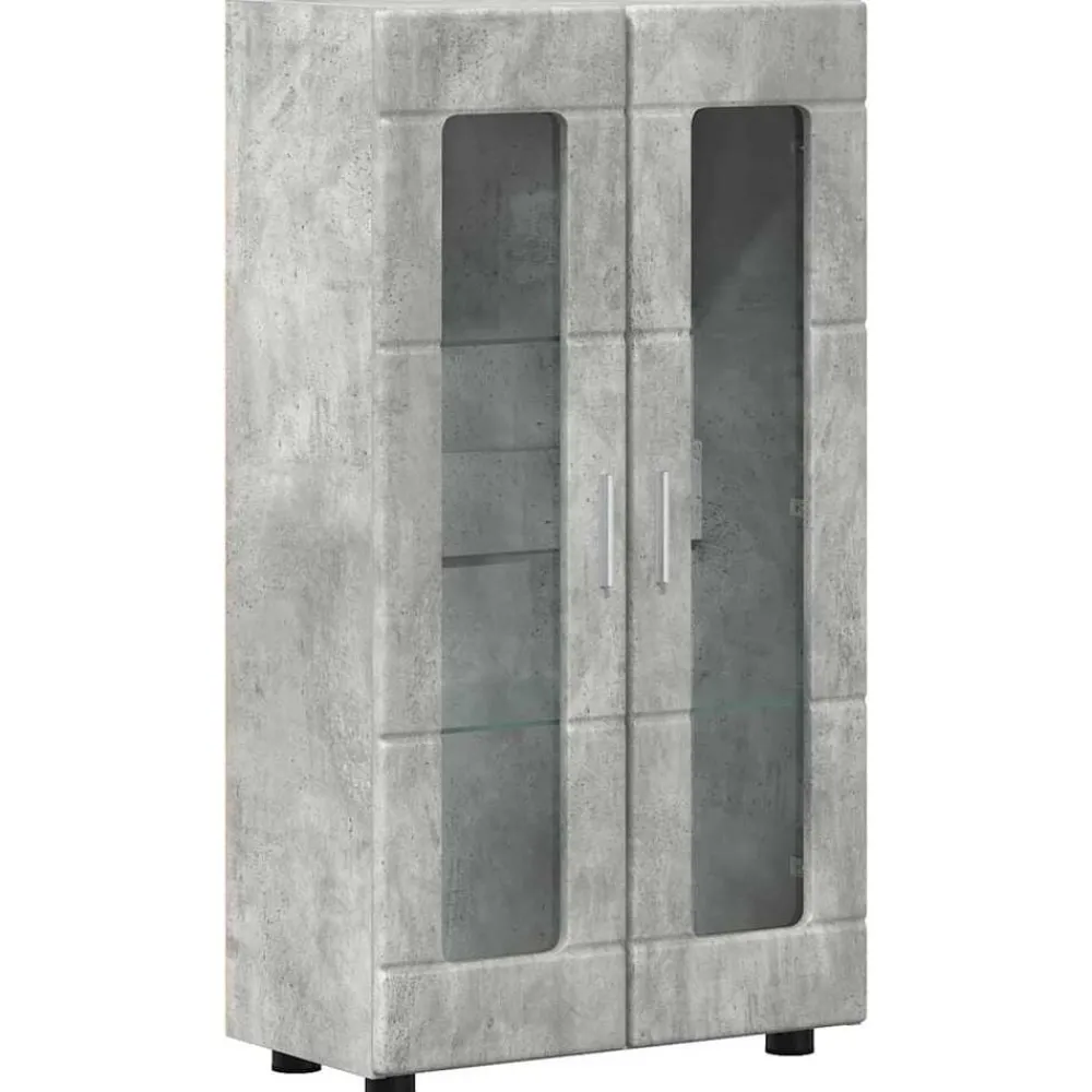 Ensembles De Meubles-vidaXL Buffet FLORIN 55,5 x 29 x 100 cm Bois d'ingénierie Gris béton