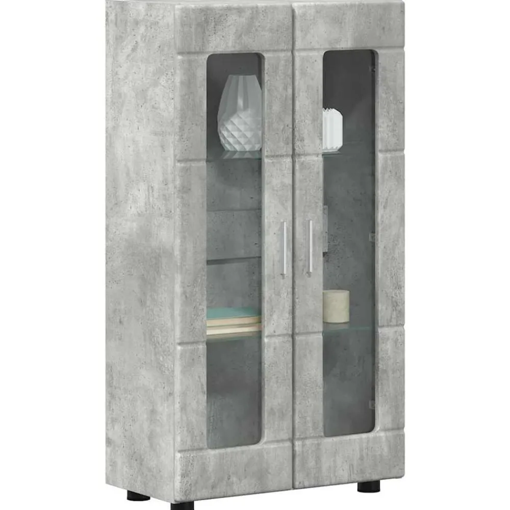 Ensembles De Meubles-vidaXL Buffet FLORIN 55,5 x 29 x 100 cm Bois d'ingénierie Gris béton