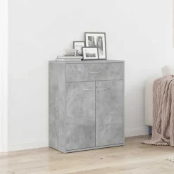 Armoires & Meubles De Rangement-vidaXL Buffet 60x30x75 cm Bois d'ingénierie Gris béton