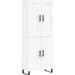 vidaXL Buffet haut 69,5x34x180 cm Bois d'ingénierie