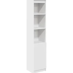 vidaXL Buffet haut 37,5x35x180 cm bois d'ingénierie