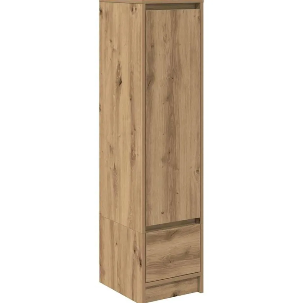 Armoires & Meubles De Rangement-vidaXL Buffet haut chêne artisanal 29,5x34x119,5 cm bois d'ingénierie chêne artisanal