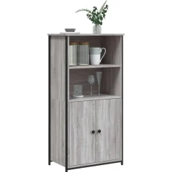 vidaXL Buffet haut 62x36x121,5 cm bois d'ingénierie
