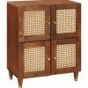 vidaXL Buffet Marron 60 x 33,5 x 75 cm Bois de mangue massif