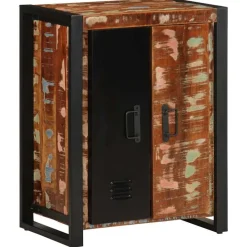 vidaXL Buffet 55x35x70 cm bois massif récupération