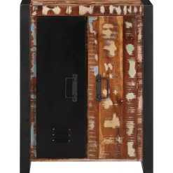vidaXL Buffet 55x35x70 cm bois massif récupération