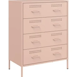 Armoires & Meubles De Rangement-vidaXL Buffet 68x39x89 cm acier Rose