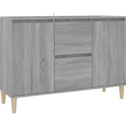 Armoires & Meubles De Rangement-vidaXL Buffet 101x35x70 cm Bois d'ingénierie Sonoma gris