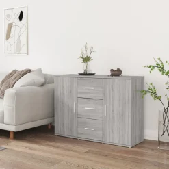 vidaXL Buffet 91x29,5x65 cm Bois d'ingénierie