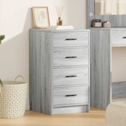 Armoires & Meubles De Rangement-vidaXL Buffet 40 x 41 x 75 cm Bois d'ingénierie Sonoma gris