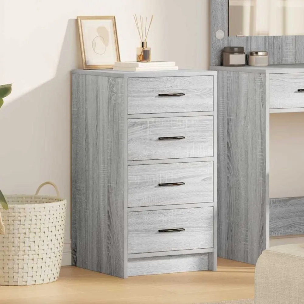 Armoires & Meubles De Rangement-vidaXL Buffet 40 x 41 x 75 cm Bois d'ingénierie Sonoma gris