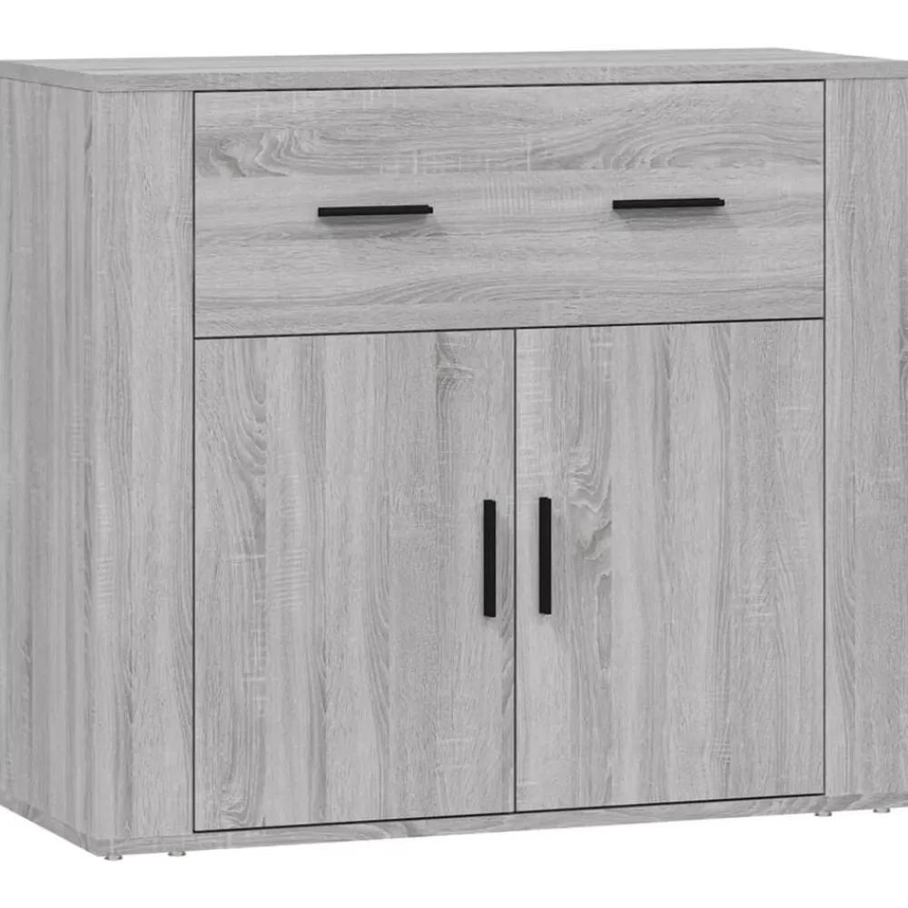 Armoires & Meubles De Rangement-vidaXL Buffet 80x33x70 cm Bois d'ingénierie Sonoma gris