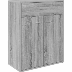 Armoires & Meubles De Rangement-vidaXL Buffet 60x30x75 cm Bois d'ingénierie Sonoma gris