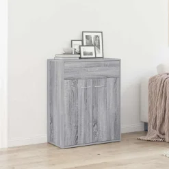 Armoires & Meubles De Rangement-vidaXL Buffet 60x30x75 cm Bois d'ingénierie Sonoma gris