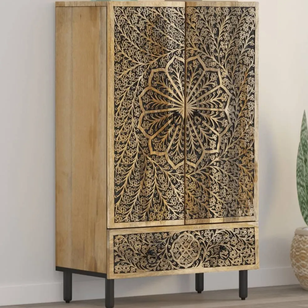 Armoires & Meubles De Rangement-vidaXL Buffet 60x33x100 cm bois de manguier massif