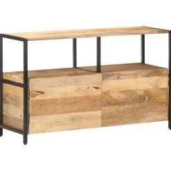 vidaXL Buffet 110x35x65 cm Bois de manguier massif