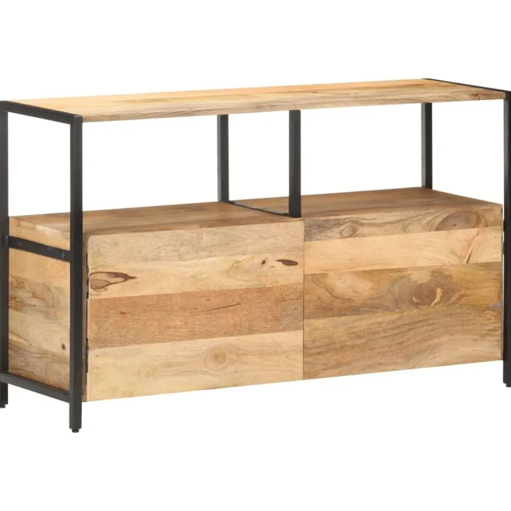 vidaXL Buffet 110x35x65 cm Bois de manguier massif