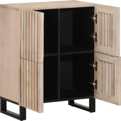 vidaXL Buffet 60x34x75 cm bois de manguier massif