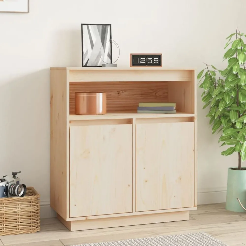 vidaXL Buffet 70x34x80 cm Bois massif de pin