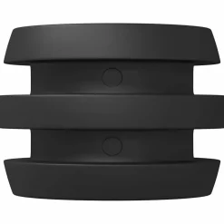 vidaXL Bumpers de table de baby-foot 16 pcs Noir 3 x 3 x 2 cm TPE