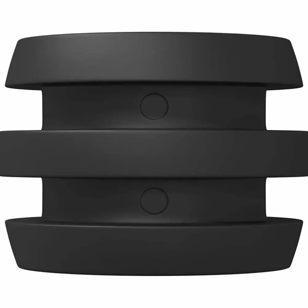 vidaXL Bumpers de table de baby-foot 16 pcs Noir 3 x 3 x 2 cm TPE