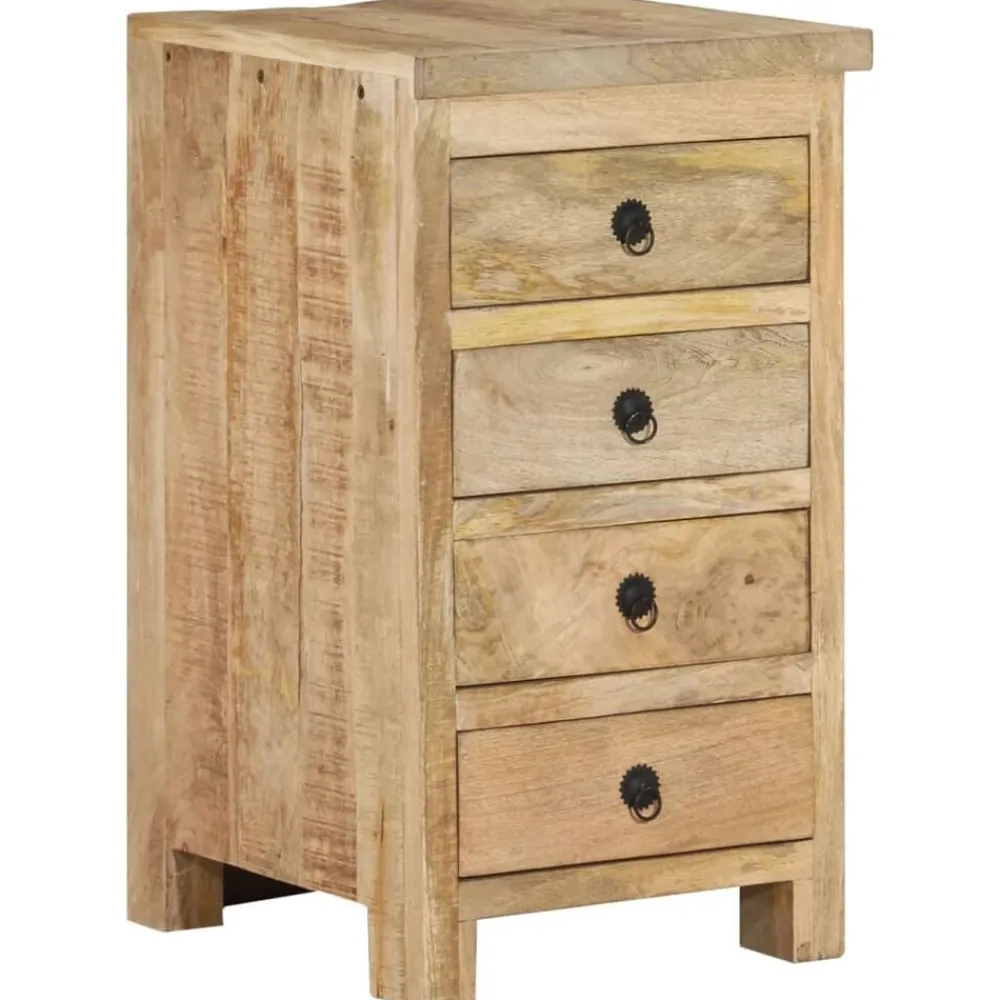 Meubles De Bureau-vidaXL Bureau à caissons Bois de manguier massif 140x50x77 cm