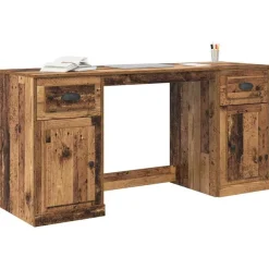 vidaXL Bureau avec armoire avec tiroir 154,5 x 50 x 75 cm