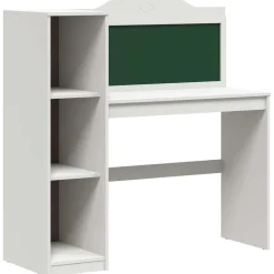 vidaXL Bureau avec rangement ouvert et tableau noir ROROS