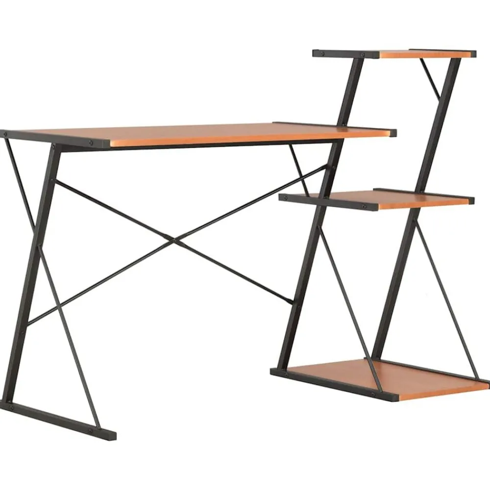 vidaXL Bureau avec étagère 116x50x93 cm