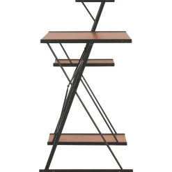 vidaXL Bureau avec étagère 116x50x93 cm