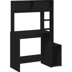 vidaXL Bureau avec étagères 100x45x140 cm bois d'ingénierie