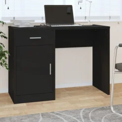 vidaXL Bureau avec tiroir et armoire 100x40x73 cm Bois ingénierie