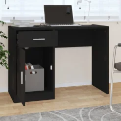 vidaXL Bureau avec tiroir et armoire 100x40x73 cm Bois ingénierie