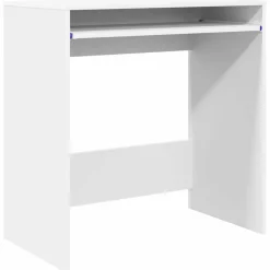 Meubles De Bureau-vidaXL Bureau avec tiroir 77,5 x 43 x 79 cm Bois d'ingénierie Blanc