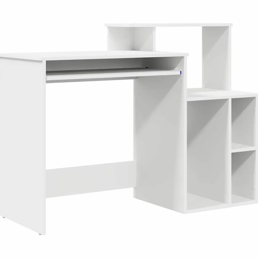 vidaXL Bureau avec tiroir 120,5 x 44 x 88,5 cm Bois d'ingénierie