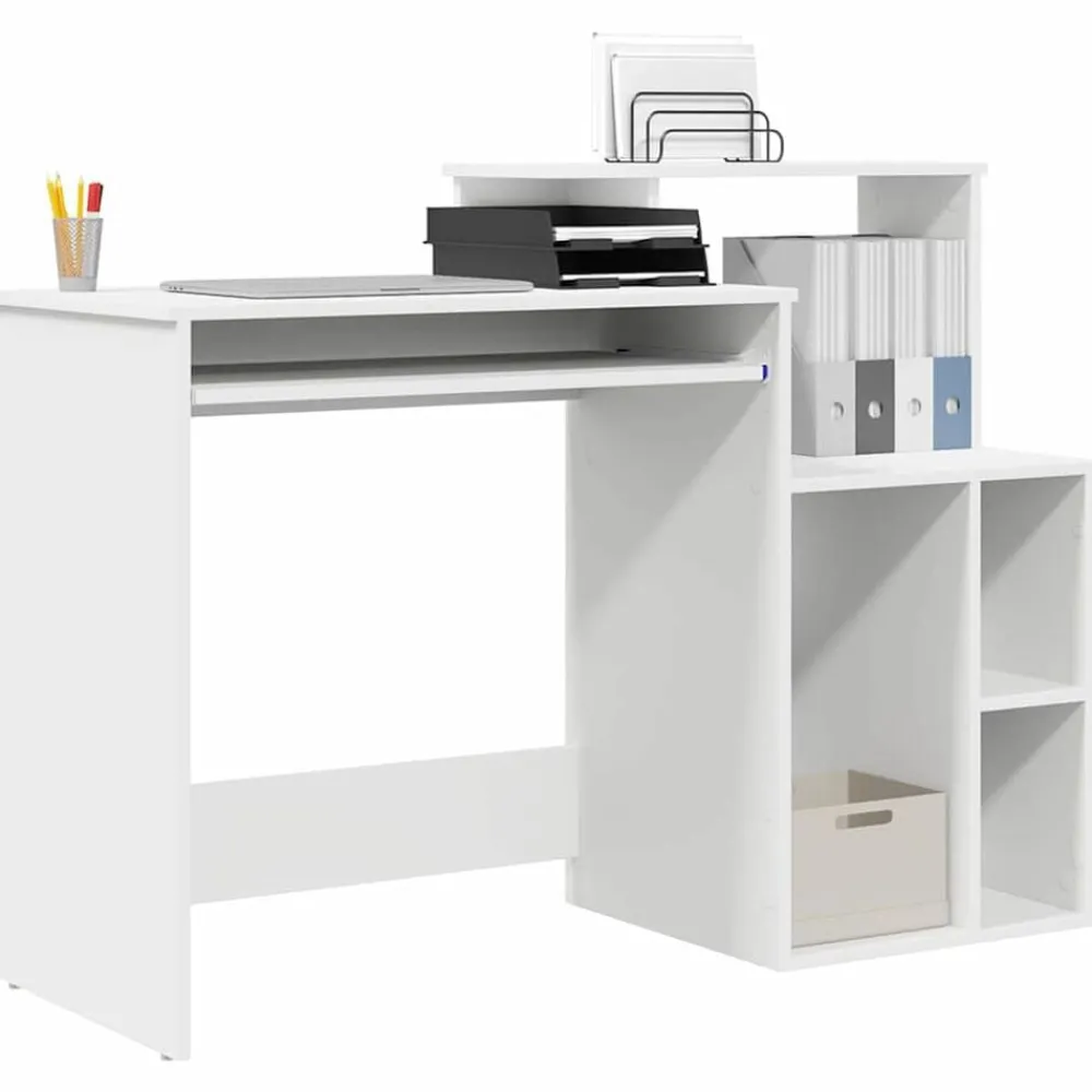 vidaXL Bureau avec tiroir 120,5 x 44 x 88,5 cm Bois d'ingénierie
