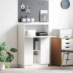 vidaXL Bureau 71.5 x 31.5 x 106.5 cm Bois d'ingénierie