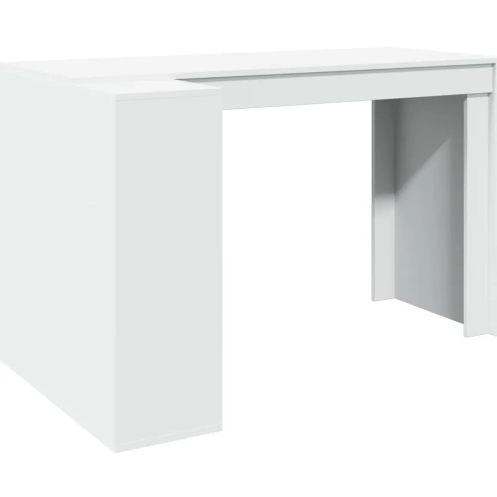 vidaXL Bureau 123,5x73,5x75 cm bois d'ingénierie