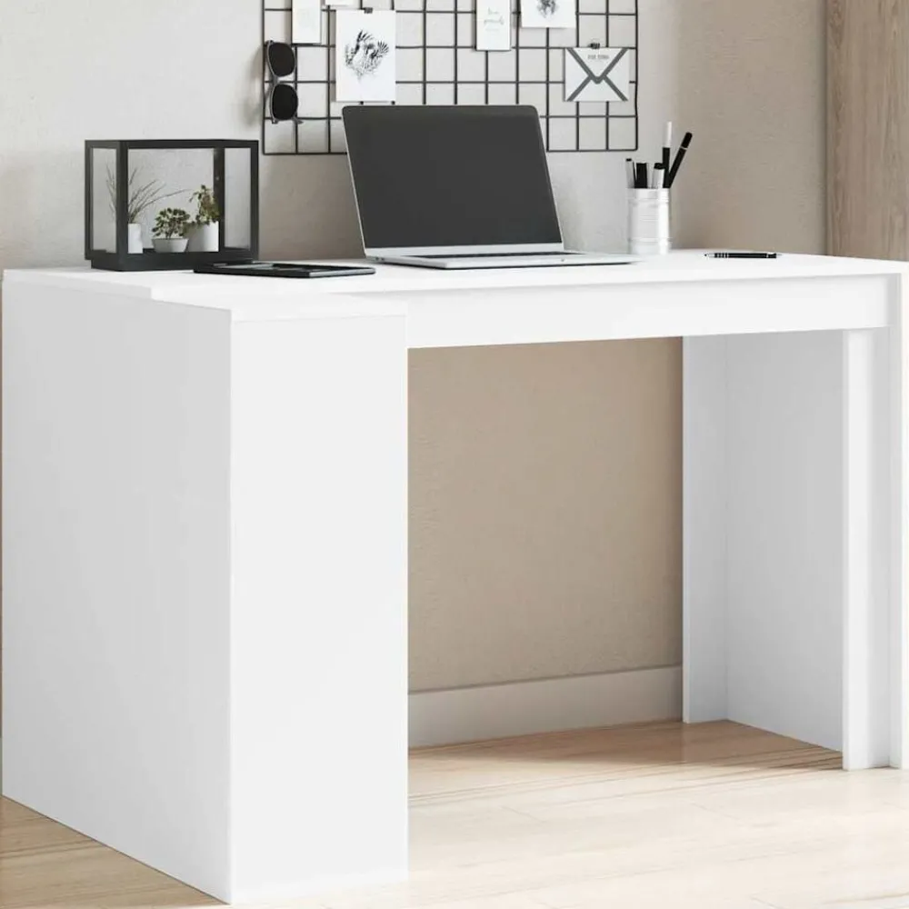 vidaXL Bureau 123,5x73,5x75 cm bois d'ingénierie