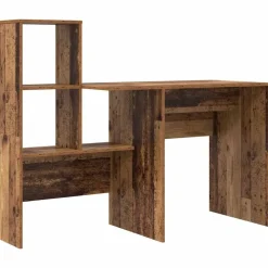 Meubles De Bureau-vidaXL Bureau 131,5 x 50 x 106,5 cm Bois d'ingénierie Bois ancien